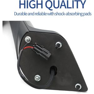 Coppia di Specchietti Retrovisori Neri per Freightliner Cascadia 2018-2022, Gruppo Riscaldatore per Specchietti Cofano Lato Guida e Passeggero - Product Image 2