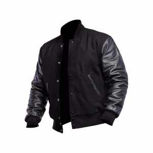 High Quality Custom Wool Letterman Varsity <b>Jackets</b> Winter Front Custom Chenille Embroidery Patch Collage <b>Baseball</b> <b>Jackets</b> <b>Men</b> - Product Image 1