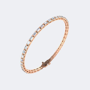 Pulsera de Diamantes con Línea de Baguettes de 2.52CTW - Product Image 6