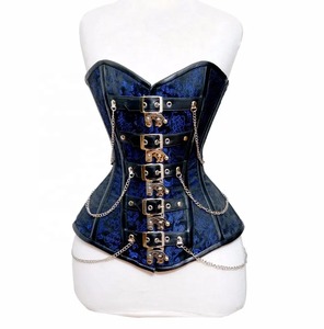 Vente en gros de hauts corsets en cuir noir sexy de qualité supérieure pour femmes, corsets pour femmes, logo personnalisé, service OEM - Product Image 2