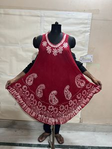 Bohemian <b>Batik</b> Printed Long Umbrella <b>Dress</b> - Product Image 4