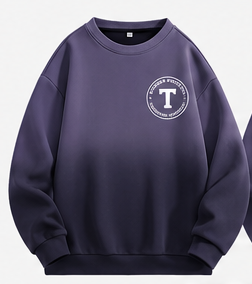 เสื้อสเวตเชิ้ตคอกลมโอเวอร์ไซส์ ผ้าฟลีซ รักษ์โลก สีเขียวเข้ม ทอแบบเรียบ แขนยาวทรงปกติ สไตล์ลำลอง สำหรับผู้ชาย ใส่ได้ในฤดูหนาว - Product Image 5