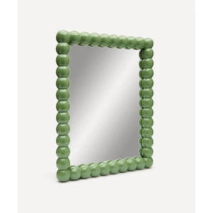 Miroir de courtoisie rectangulaire fait main de la collection Signature, laque brillante de qualité supérieure pour l'intérieur de la maison - Product Image 4