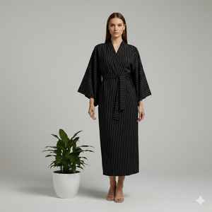 Al por mayor Kaftán, Blusa de Playa, Vestido Tipo Túnica, Cubierta de Playa Maxi de Rayón con Estampado Floral Degradado, Traje de Baño, para Vacaciones y Sol, Todas las Estaciones - Verano - Product Image 5