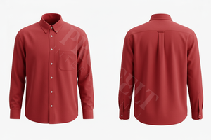 Camisa de Vestir Elegante y Moderna de Manga Larga, Hecha a Medida, con Cuello Abotonado, Formal, para Negocios, Ajustada, para Oficina, para Hombre - Product Image 6
