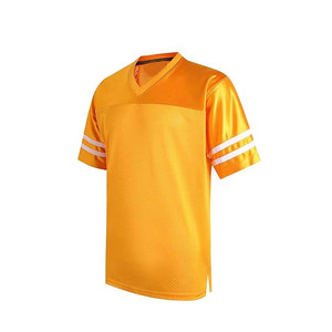 Últimos Diseños de Camisetas de Fútbol Americano Personalizadas, Diseño de Doble Color, Uniforme de Equipo Sublimado en Poliéster Transpirable - Product Image 1