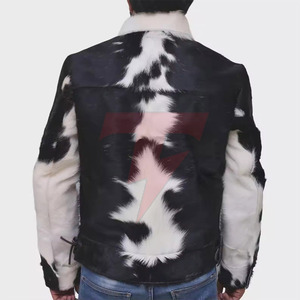 Stylish Hair On <b>Leather</b> <b>Jacket</b> For <b>Men</b> Premium Quality Custom Made Winter Fashion Comfortable Outerwear Collection - Product Image 4