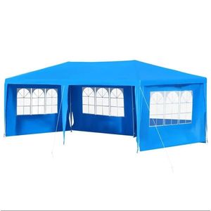 Grande 10 'X 20' blu Gazebo baldacchino tenda per feste con 4 pareti laterali rimovibili per finestre per matrimoni ed eventi all'aperto - Product Image 2