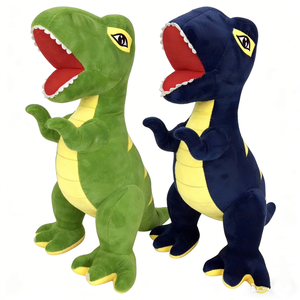 Peluche de Tiranosaurio Rex Personalizado, Juguete de Peluche de Dinosaurio con Vientre Amarillo, Regalo de Peluche de Tiranosaurio Rex de Dibujos Animados - Product Image 4