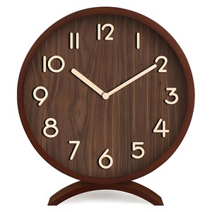 Handcrafted Sheesham Wood Desk <b>Clock</b> Wholesale | Indian Rosewood <b>Table</b> <b>Clock</b> - Product Image 3