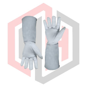 ถุงมือเชื่อมทนความร้อนโพลีเอสเตอร์/ไนไตรล์ หนา 11 ออนซ์  ใส่สบาย สำหรับงานเชื่อม TIG MIG  ป้องกันการลื่น ป้องกันการบาด - Product Image 4