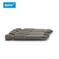 RALTER Taiwan Anti-Slip 50mm PZ2 Torsion untuk Obeng dengan Finishing Sandblasted, Gagang S2, Dapat Disesuaikan, Dukungan OEM/ODM, Sekrup PZ