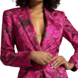 Green <b>Women</b> Casual Tailored <b>Blazer</b> Shorts <b>Set</b> Matching Solid Elegant Premium Sorority Style Wear Embroidered Button 100% Cotton - Product Image 6