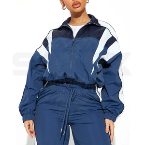 Conjunto Deportivo Personalizado para Mujer, Chaqueta Cortavientos de Nailon, Traje Deportivo con Cierre, Chaqueta Cortavientos para Mujer 2026 - Product Image 4