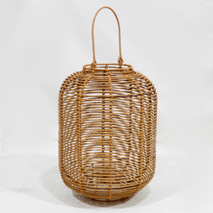 Artex Dong Thap Lanternes décoratives d'extérieur en bambou de rotin marocain fait à la main Bougeoirs pour un usage domestique - Product Image 5