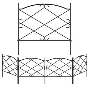 Fresh Trending Garden Fence Set Black Decorative Barrier Landscape Iron <b>Wire</b> Border Folding Metal Fence Panels - Product Image 6