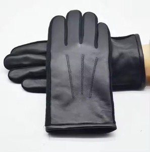 Guantes Térmicos Transpirables con Pantalla Táctil de Cuero, Diseño Moderno y Profesional, Aspecto Elegante, Diferentes Colores Sólidos, Resistentes al Viento - Product Image 2