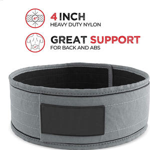 Ceinture de musculation en nylon de 4 pouces, ceintures de musculation en nylon, articles de sport, qualité supérieure, ceinture de musculation auto-bloquante - Product Image 5