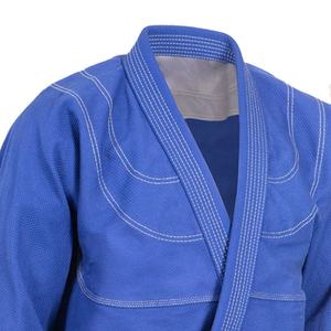 Vente en gros uniformes BJJ costumes Jiu-Jitsu Gi pour hommes lourds avec coutures renforcées vêtements professionnels marque privée acceptée - Product Image 4