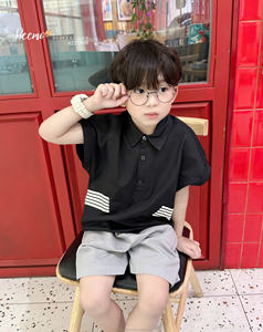 Tenues pour bébés de haute qualité, ensembles décontractés d'été pour garçons, ensembles élégants de polo + short, ensembles pour enfants, ensembles de vêtements pour tout-petits - Product Image 3