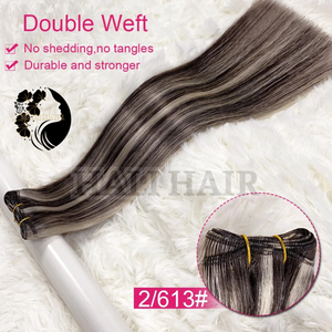 Extensiones de cabello humano de trama recta Remy vietnamita 100%, todos los colores, teñido Premium con trama de doble máquina, cabello Hali - Product Image 4