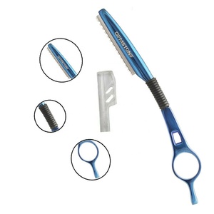 GEMSTONE ENTERPRISES GS-218 Professional Reusable Durable Stainless Steel <b>Hair</b> <b>Thinner</b> Razor Cutting Trimmer Shaper <b>Comb</b> Home - Product Image 4
