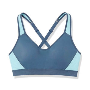 Sujetador deportivo personalizado para mujer, soporte medio frontal, ligero, elástico, espalda cruzada, ropa deportiva, yoga, gimnasio, ajustable, fitness, spandex - Product Image 1