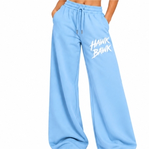 <b>Women</b>’s Flared Lounge <b>Pants</b> Wide Leg Sweatpants For Relaxed Daily Fashion Modern Casual Loose Fit Full Length Flare <b>Pants</b> - Product Image 1