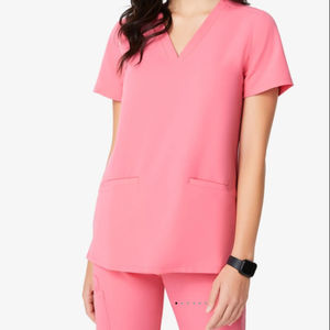 Conjunto de Uniformes Médicos para Mujer de Marca Privada – Blusa y Pantalones de Enfermera de Tela Elástica, Uniforme de Hospital al por Mayor - Product Image 5