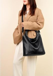 ZOLO LEATHERS Mini Duffle Crossbody Bag Women | Stylish <b>Small</b> <b>Handbag</b> Top Handle | Adjustable Strap Attached Travel Mirror | - Product Image 2