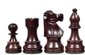 Piezas de ajedrez de madera con peso, estilo francés Lardy, tamaño de torneo, Rey de 3.75 pulgadas, en palisandro indio y boj, al mejor precio. - Product Image 5