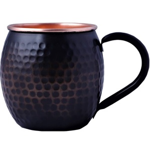 Pure Copper Black Mule <b>Mugs</b> for Drinking Gifts for Party Genuine Copper <b>Mugs</b> for Cocktail Serving at Wholesale Price - Product Image 1