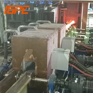 Induction Heat Machine <b>Low</b> <b>Energy</b> Rod <b>Heating</b> Machine Continuous Work for Copper Bar Hot Forming Production - Product Image 1