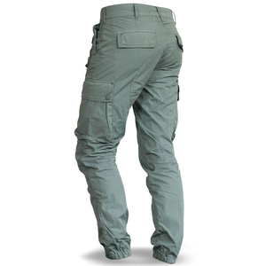 Pantalon cargo d'hiver pour homme, vert, imperméable, à séchage rapide, softshell, fermeture à boutons, coupe régulière, randonnée en plein air - Product Image 6