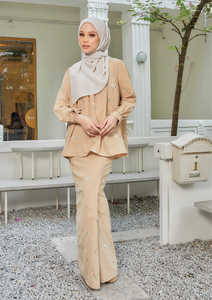 Spring Casual Blouse Skirt <b>Set</b> Elegant Baju Kurung 2023 China Wholesale Price Modern SIPO Muslim Fashion <b>Modest</b> Customizable - Product Image 6