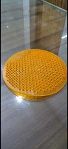 Round Yellow Plastic Shower <b>Mat</b> Anti Slip Bath Floor Protection for Drain Safety - Product Image 6
