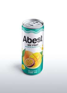 Latas de jugo de frutas mixtas refrescos Abest en latas de 330ml con jugo fresco y calidad premium - Product Image 5