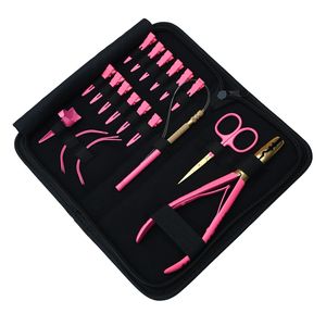 Professional Waterproof Hair Extension Tools Kit Stainless Steel Beads Remover <b>Crimp</b> Pliers Hair Cutting Styling <b>Set</b> Durable - Product Image 2
