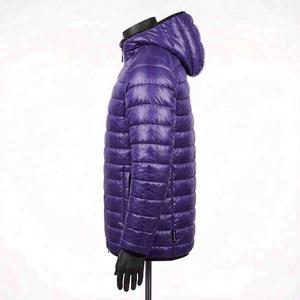 Veste matelassée pour homme à col montant, personnalisable avec logo, en toile, coupe-vent, écologique, grande taille, haute qualité à bas prix - Product Image 2