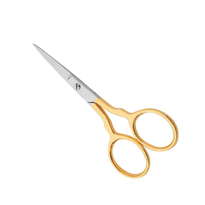 Ciseaux de tailleur en gros, mini-ciseaux demi-or, en acier inoxydable allemand, petits ciseaux classiques pour broderie, ciseaux de tailleur - Product Image 1