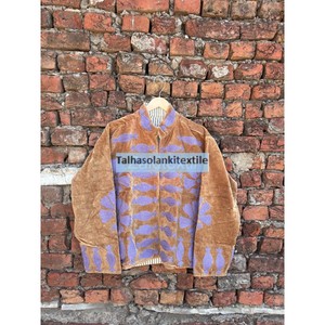 Boho Chic <b>Jacket</b> Handmade <b>Velvet</b> Suzani Embroidered <b>Jacket</b> Coat <b>Women's</b> Party Wear Coat With Two Side Pocket - Product Image 1