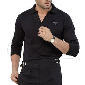 Camisa Formal para Hombre de Diseño Personalizado de Alta Calidad, Tejido de Lona Transpirable, Secado Rápido, Cómoda, Servicio OEM - Product Image 1