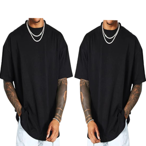 Camiseta de Manga Corta para Hombre, Tejida con Algodón 100%, de Primera Calidad, Informal, Cómoda, Transpirable, Ecológica, de Secado Rápido, Talla Grande - Product Image 5