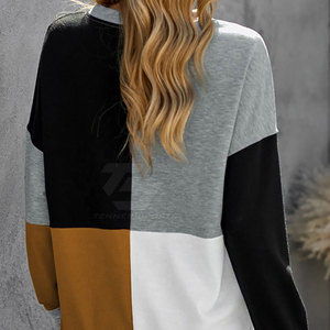 เสื้อกันหนาวสำหรับผู้หญิงทำจากผ้าฝ้าย/โพลีเอสเตอร์โลโก้ออกแบบได้ตามต้องการ - Product Image 6