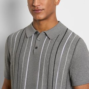 Camisa Deportiva para Hombre, 100% Algodón, Tejido de Punto, Manga Corta, Transpirable, de Alta Calidad, Personalizable, con Botones, Diseño con Bloques de Color y Logotipo Frontal - Product Image 4