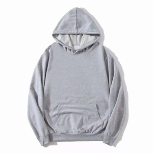 Custom Unisex Men's Women's Winter Casual Solid 100% Cotton <b>Oversized</b> <b>Fleece</b> <b>Hoodies</b> & Sweatshirt Set with Custom Logo - Product Image 2