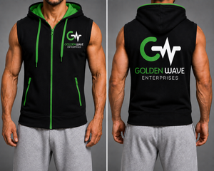 Sudadera con Capucha Corta para Hombre GW Heavyweight, Sin Cordones, Corte Personalizado, 100% Algodón, 250gsm/330gsm, Color Sólido, Corte Cuadrado, Talla Grande, para Invierno - Product Image 2