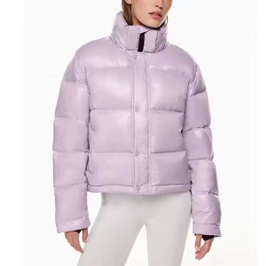 Veste matelassée zippée pour femme, coupe classique, grande taille, respirante, coupe-vent, durable, prix de gros, de bonne qualité - Product Image 2