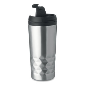 280 ml di bicchiere in acciaio inossidabile taglio diamante prodotto regalo aziendale - Product Image 1