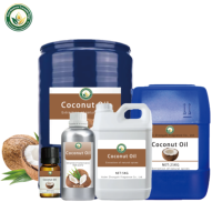 Huile de noix de coco 100% naturelle biologique (Cocos Nucifera) extra vierge pressée à froid non-OGM en vrac, service d'exportation OEM
